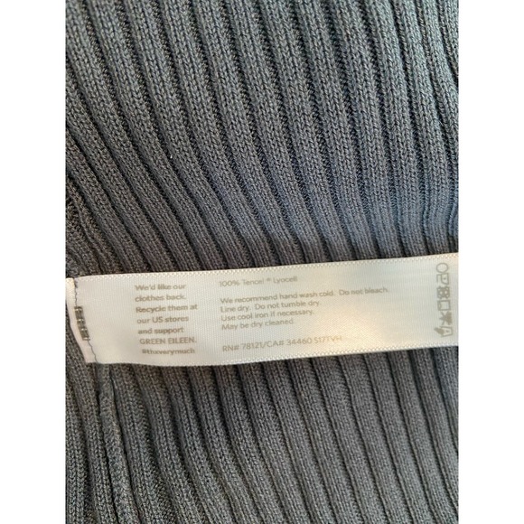 Eileen Fisher Sleek Tencel Lyocell Rib Long Cardigan size small * wom266 - Picture 12 of 12